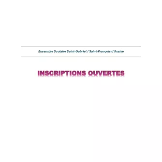 INSCRIPTIONS 
