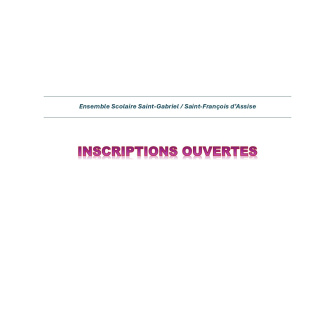 INSCRIPTIONS 